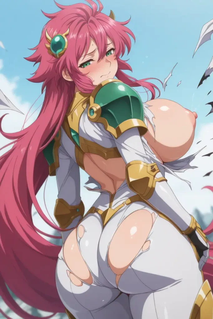 スーパーロボット大戦のヴァルシオーネの服が破けるエロ画像78枚目