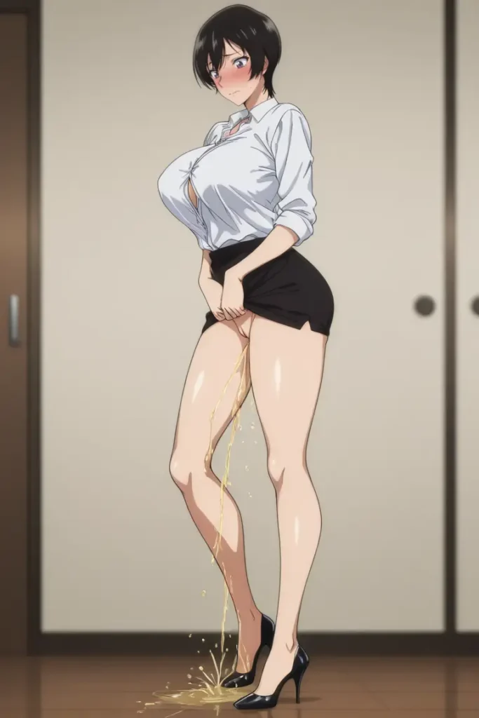 名探偵コナンの佐藤美和子がお漏らしするエロ画像80枚目