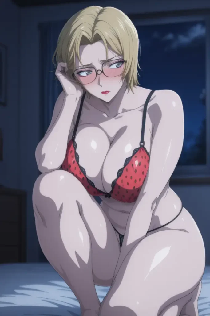 名探偵コナンのジョディ・スターリングがエッチな下着を着るエロ画像82枚目