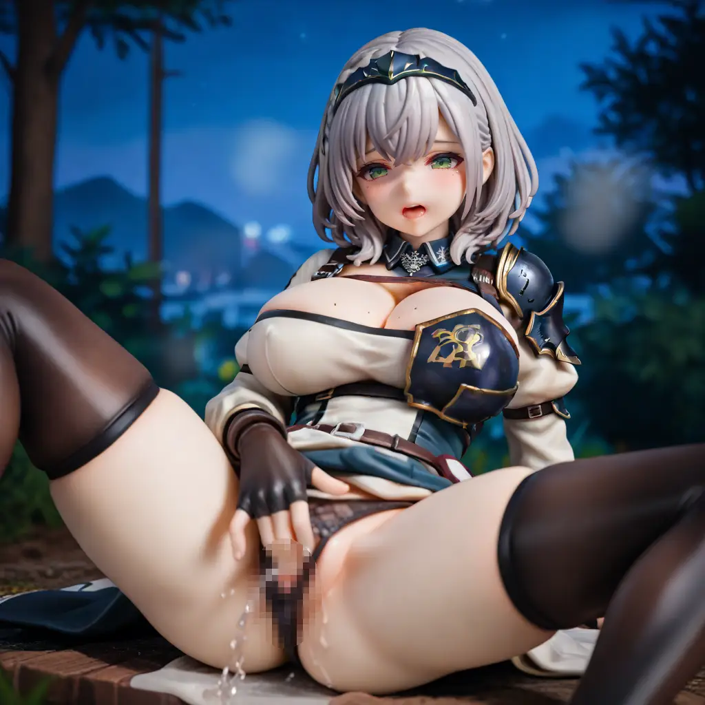 ホロライブの白銀ノエルがオナニーするエロフィギュア画像91枚目