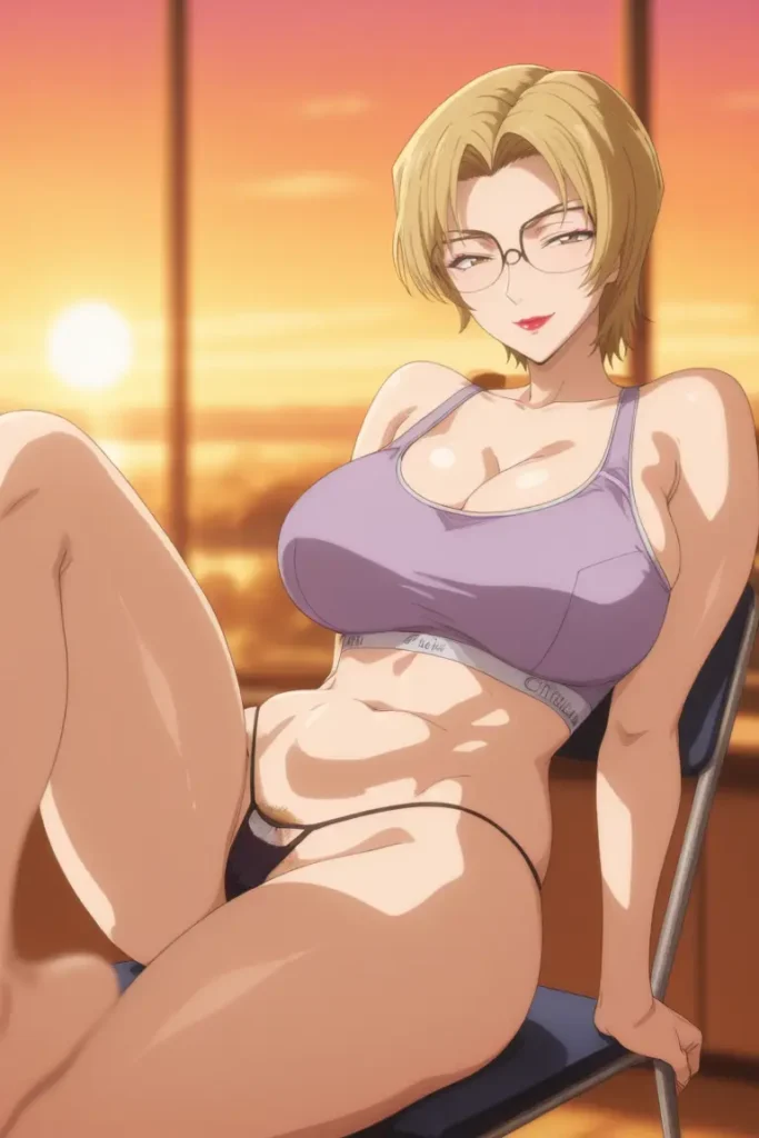 名探偵コナンのジョディ・スターリングがエッチな下着を着るエロ画像98枚目