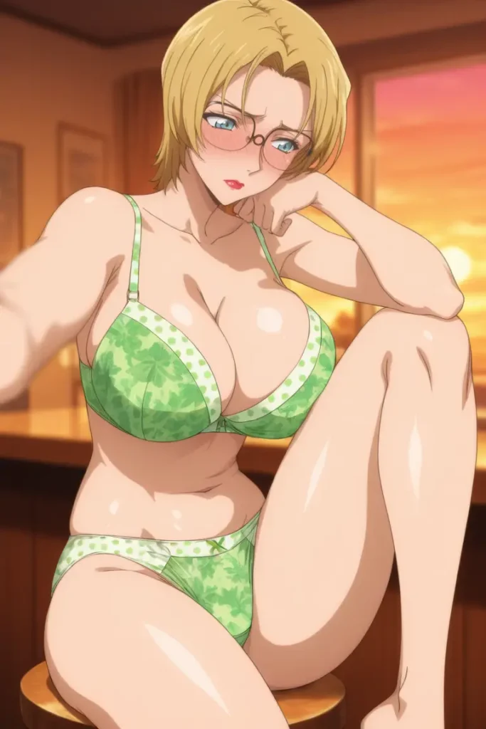 名探偵コナンのジョディ・スターリングがエッチな下着を着るエロ画像99枚目