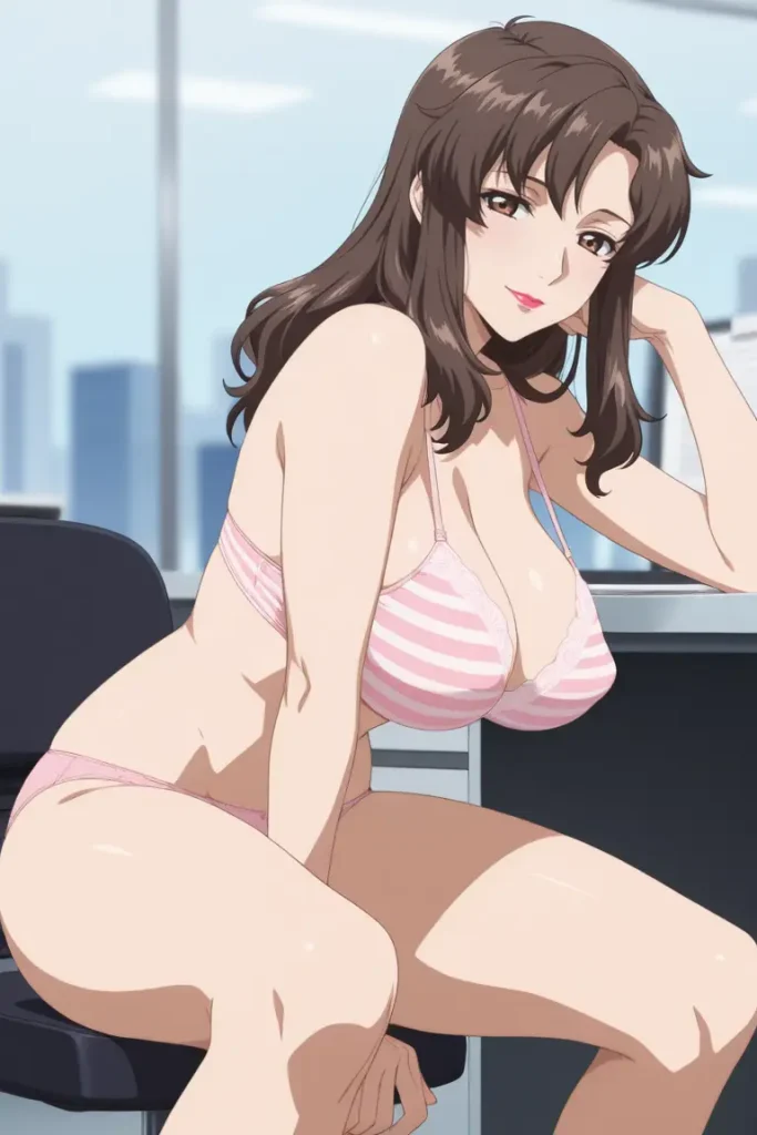 ガンダムシリーズのマリューラミアスがエッチな下着を着るエロ画像122枚目