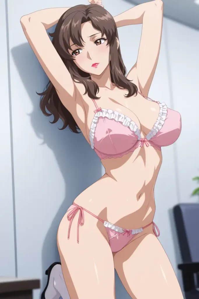 ガンダムシリーズのマリューラミアスがエッチな下着を着るエロ画像91枚目