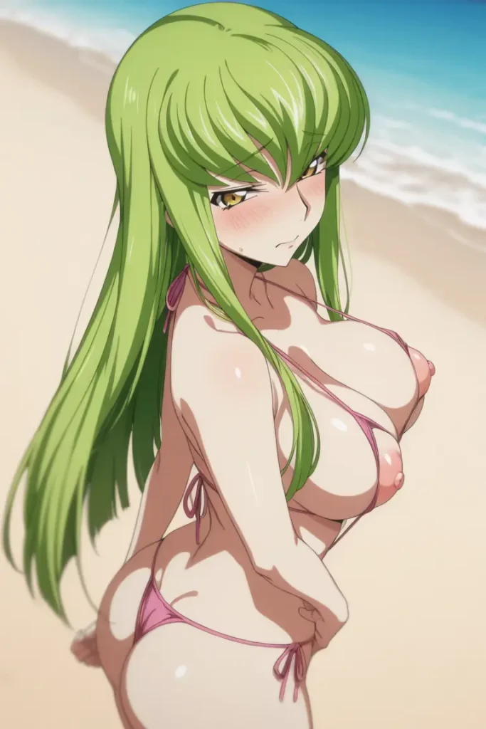 コードギアスのCCが水着グラビアにチャレンジするエロ画像104枚目