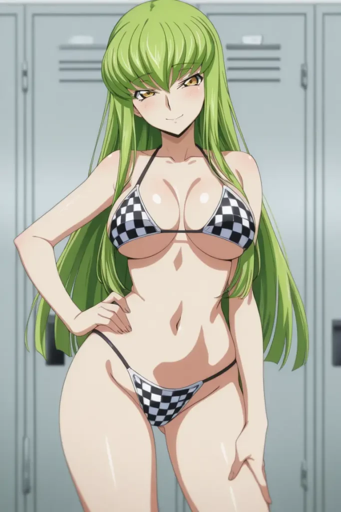 コードギアスのCCが水着グラビアにチャレンジするエロ画像106枚目