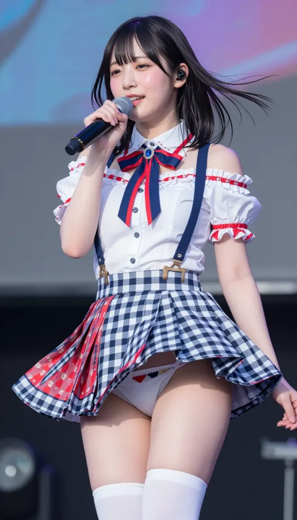 アイドルがステージでパンチラするエロ画像106枚目