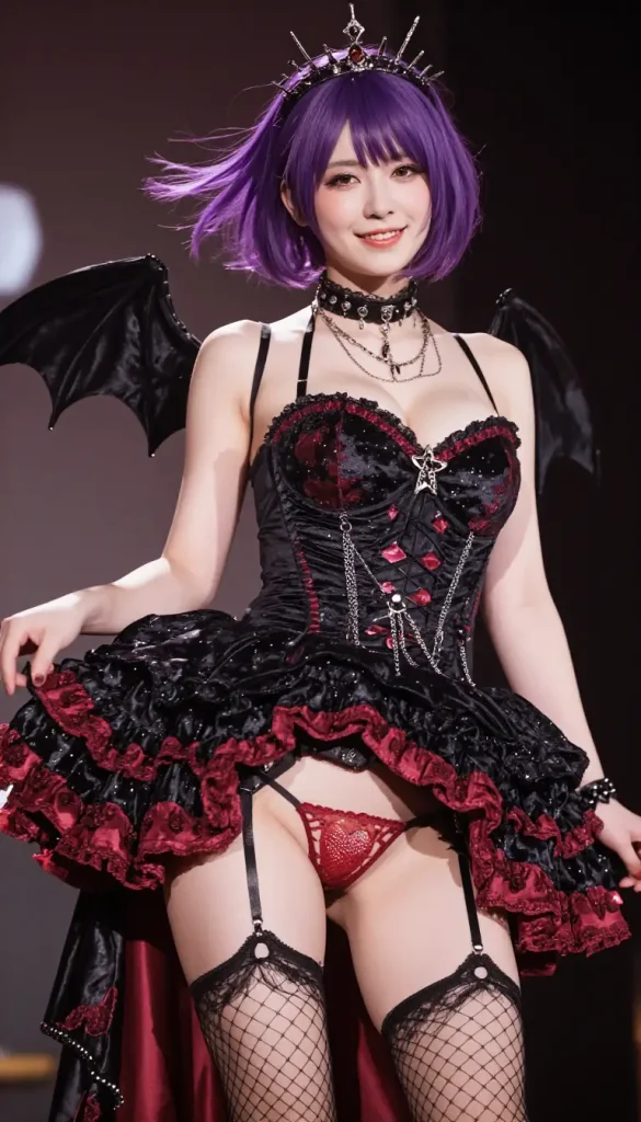 アイドルがステージでパンチラするエロ画像113枚目