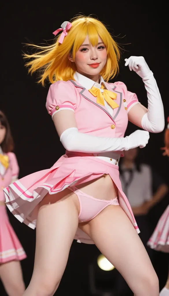 アイドルがステージでパンチラするエロ画像115枚目