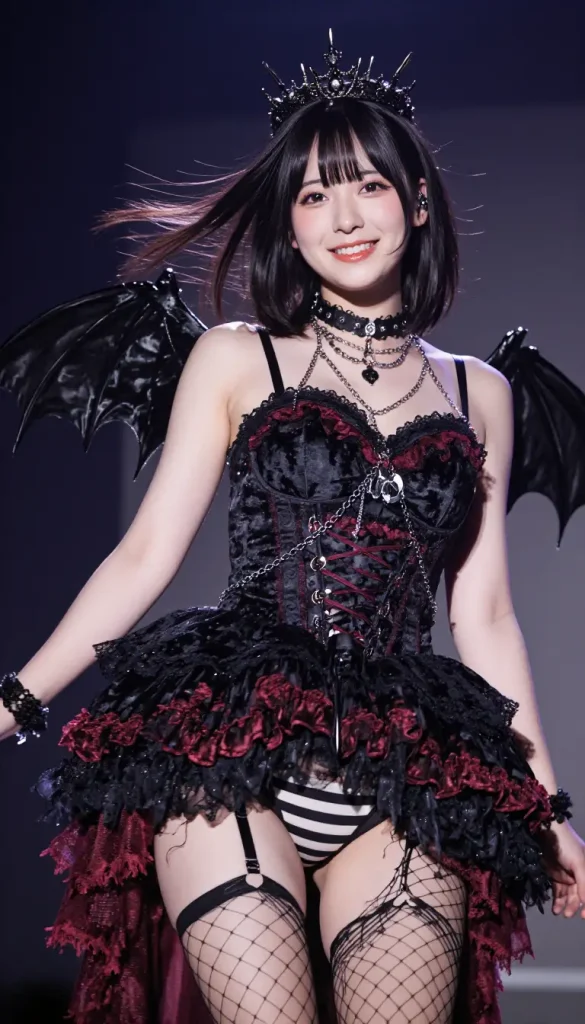 アイドルがステージでパンチラするエロ画像118枚目