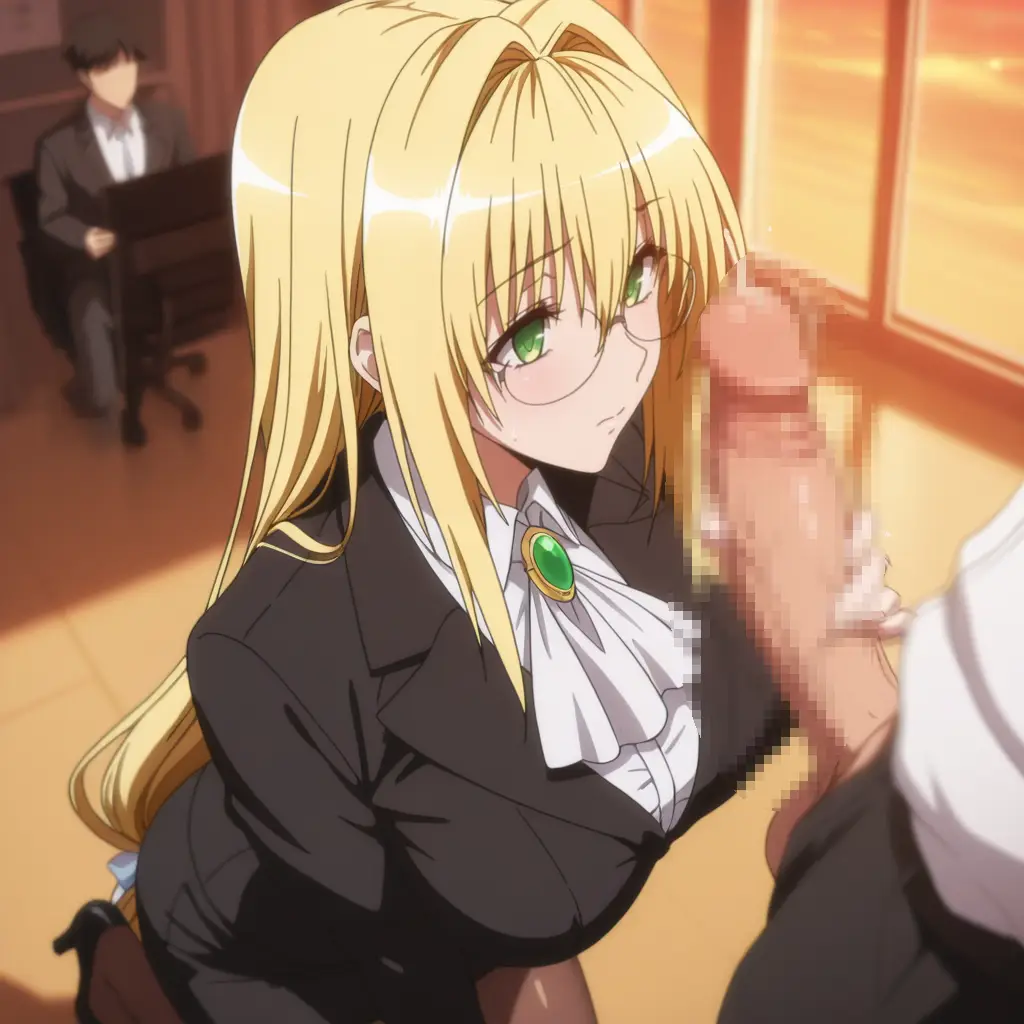 ToLOVEるのティアーユ・ルナティークが○コキするエロ画像11枚目