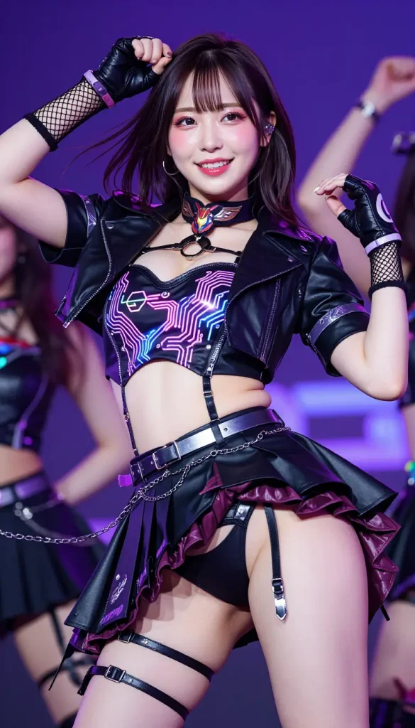 アイドルがステージでパンチラするエロ画像122枚目