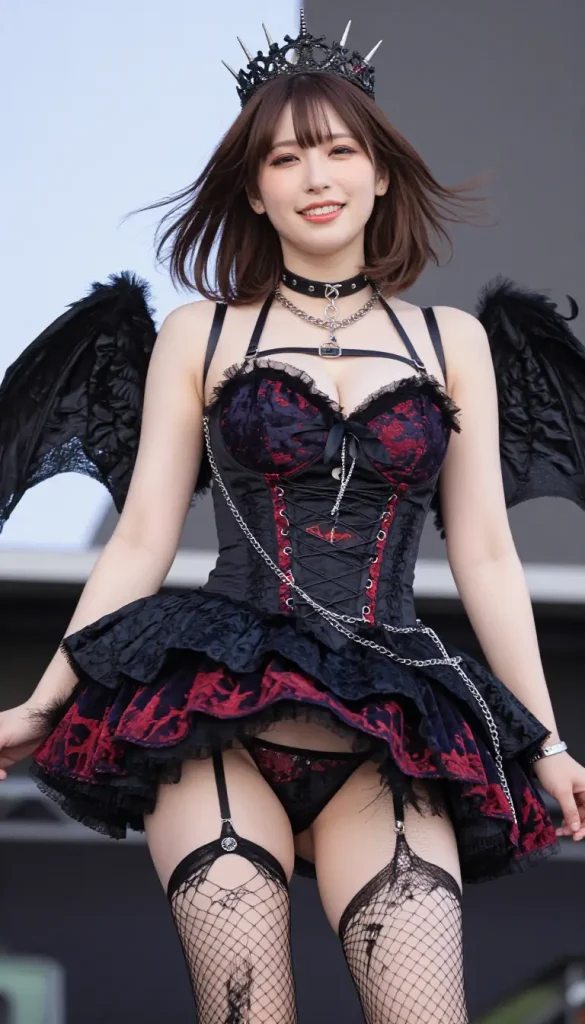 アイドルがステージでパンチラするエロ画像123枚目