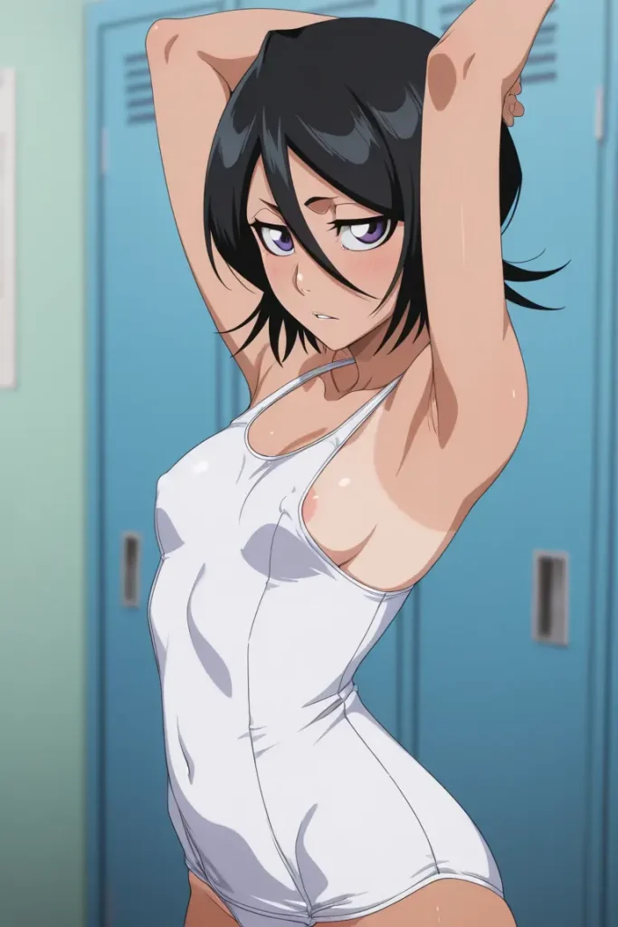 BLEACHのルキアがエッチな水着を着るエロ画像130枚目