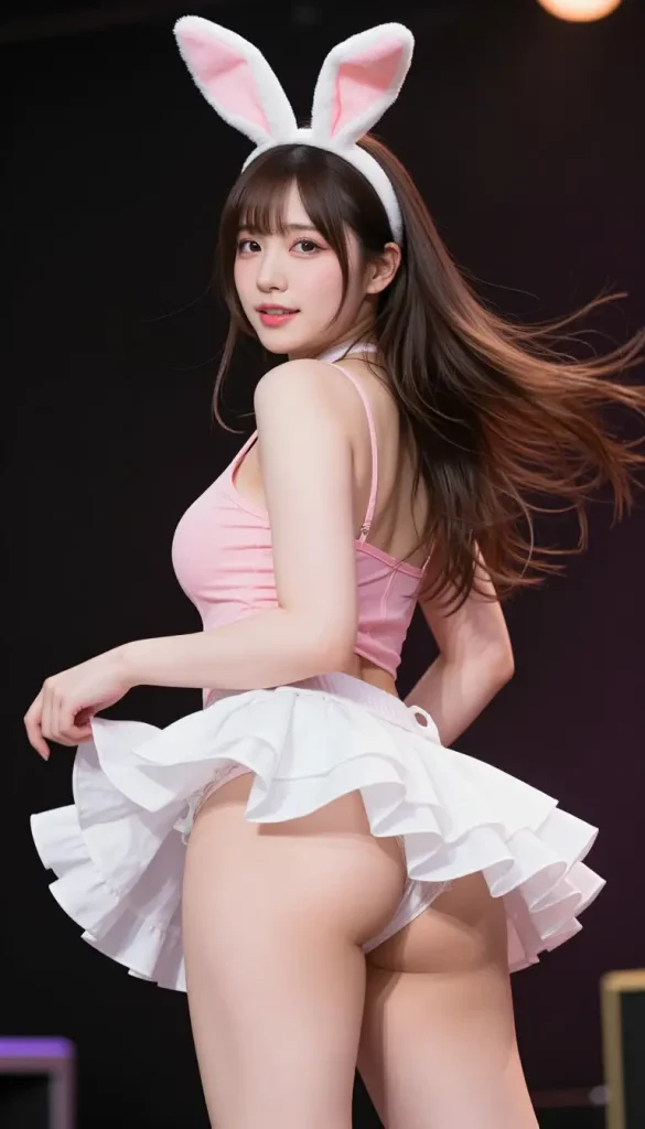 アイドルがステージでパンチラするエロ画像130枚目