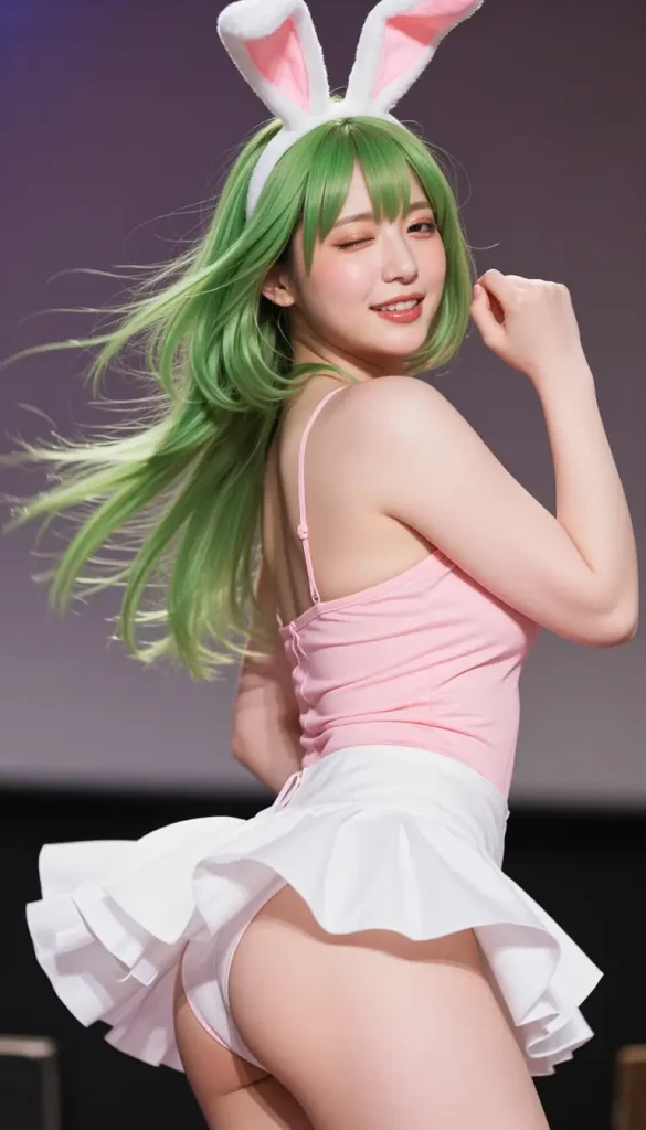 アイドルがステージでパンチラするエロ画像134枚目