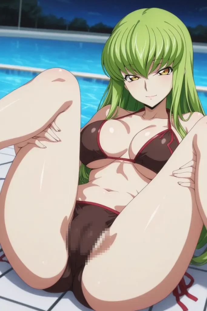 コードギアスのCCが水着グラビアにチャレンジするエロ画像145枚目