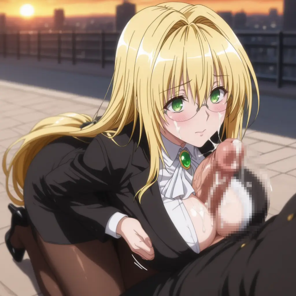 ToLOVEるのティアーユ・ルナティークが○コキするエロ画像14枚目