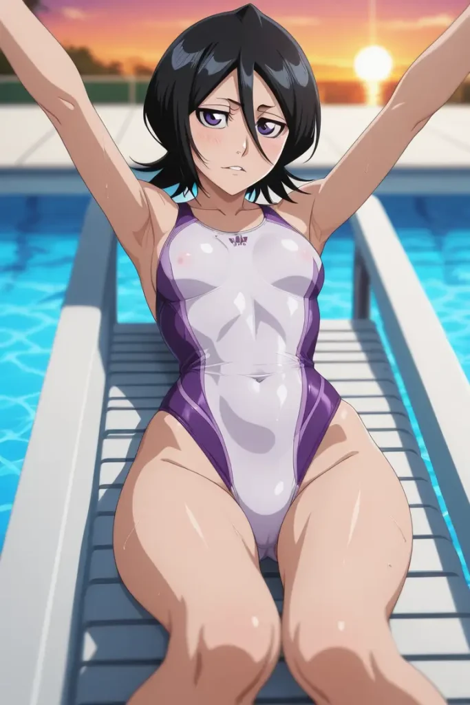 BLEACHのルキアがエッチな水着を着るエロ画像164枚目