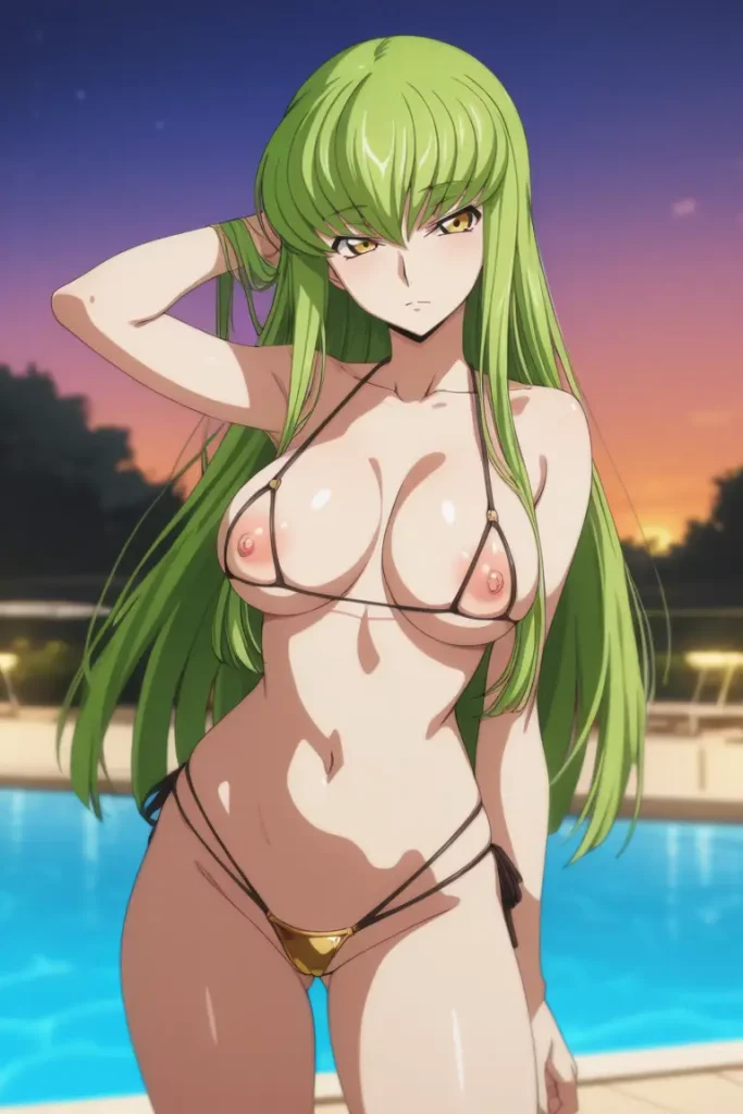 コードギアスのCCが水着グラビアにチャレンジするエロ画像174枚目