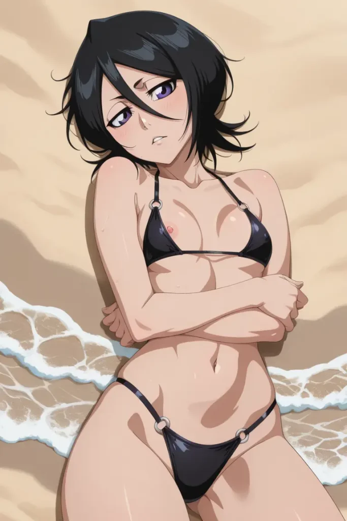 BLEACHのルキアがエッチな水着を着るエロ画像189枚目