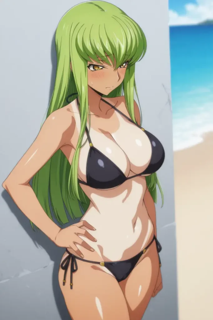 コードギアスのCCが水着グラビアにチャレンジするエロ画像190枚目