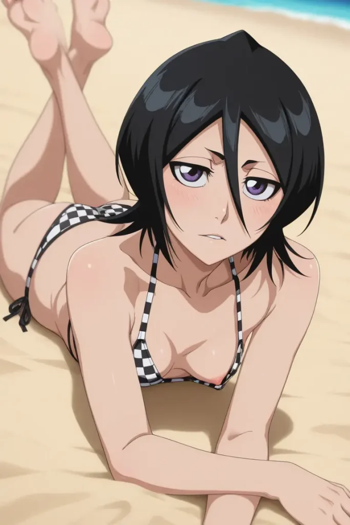 BLEACHのルキアがエッチな水着を着るエロ画像190枚目