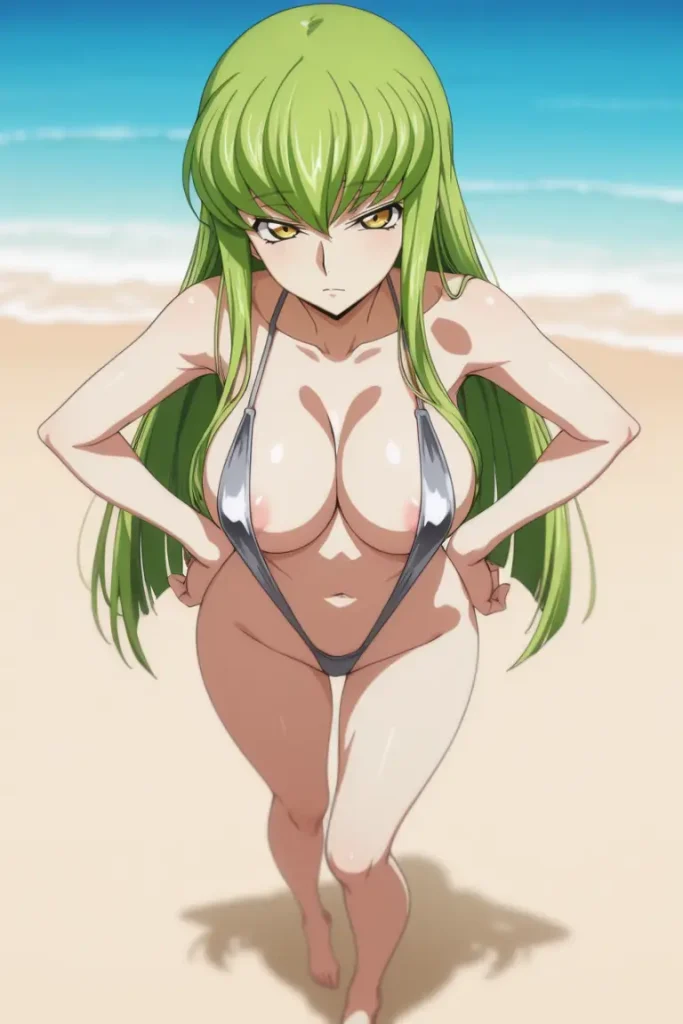 コードギアスのCCが水着グラビアにチャレンジするエロ画像200枚目