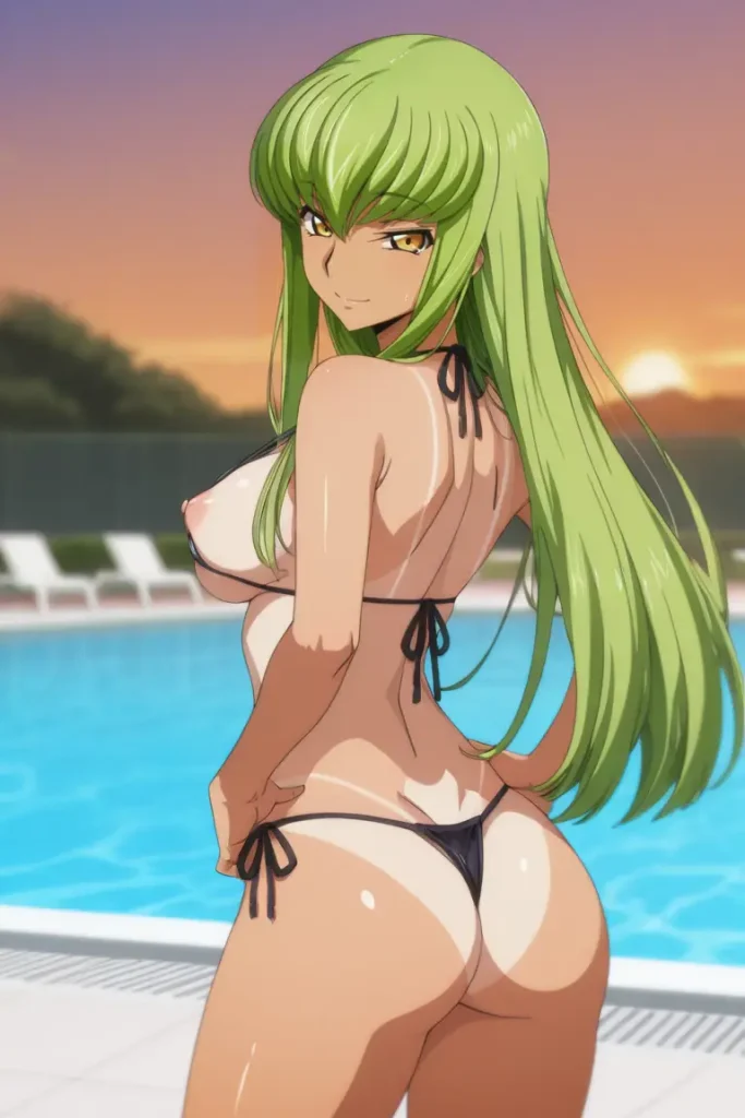 コードギアスのCCが水着グラビアにチャレンジするエロ画像205枚目