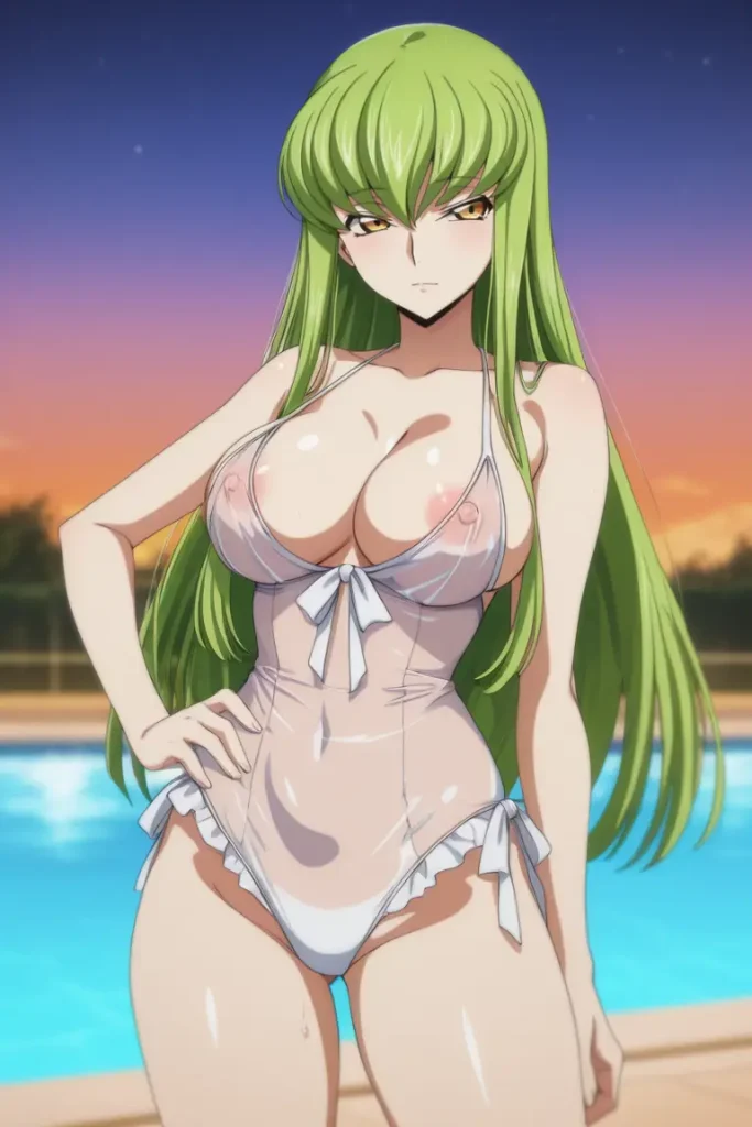 コードギアスのCCが水着グラビアにチャレンジするエロ画像215枚目