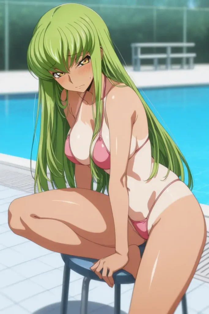 コードギアスのCCが水着グラビアにチャレンジするエロ画像227枚目