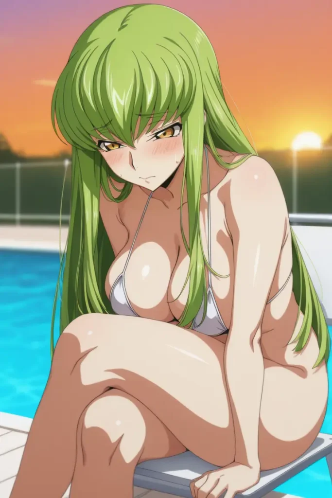 コードギアスのCCが水着グラビアにチャレンジするエロ画像229枚目