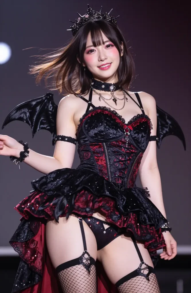 アイドルがステージでパンチラするエロ画像22枚目