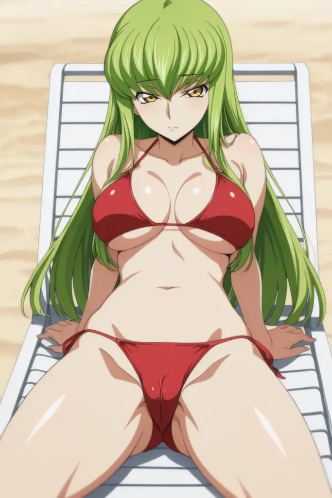 コードギアスのCCが水着グラビアにチャレンジするエロ画像231枚目