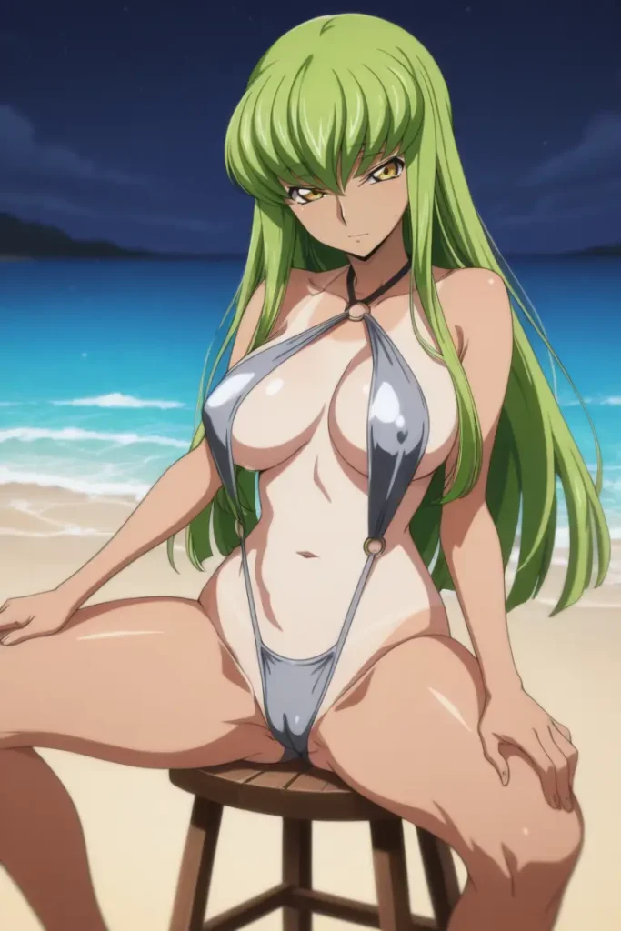 コードギアスのCCが水着グラビアにチャレンジするエロ画像232枚目