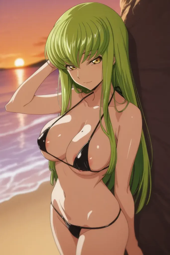 コードギアスのCCが水着グラビアにチャレンジするエロ画像236枚目