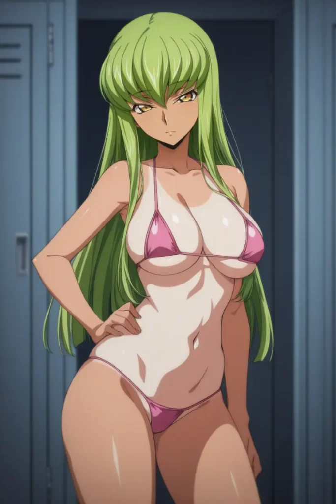 コードギアスのCCが水着グラビアにチャレンジするエロ画像245枚目