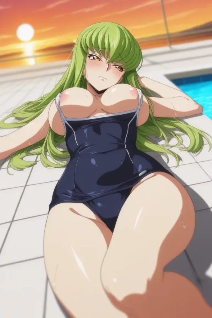 コードギアスのCCが水着グラビアにチャレンジするエロ画像248枚目