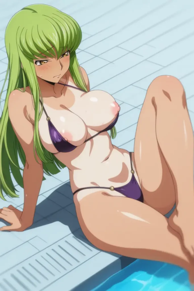 コードギアスのCCが水着グラビアにチャレンジするエロ画像260枚目