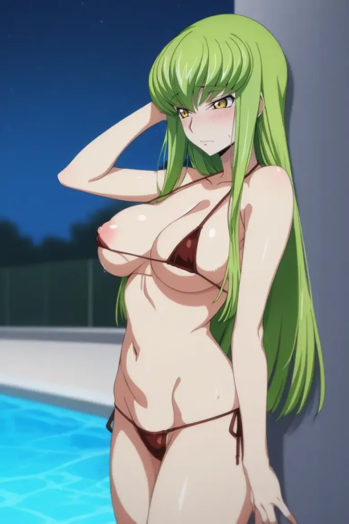 コードギアスのCCが水着グラビアにチャレンジするエロ画像29枚目