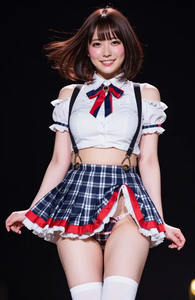 アイドルがステージでパンチラするエロ画像35枚目