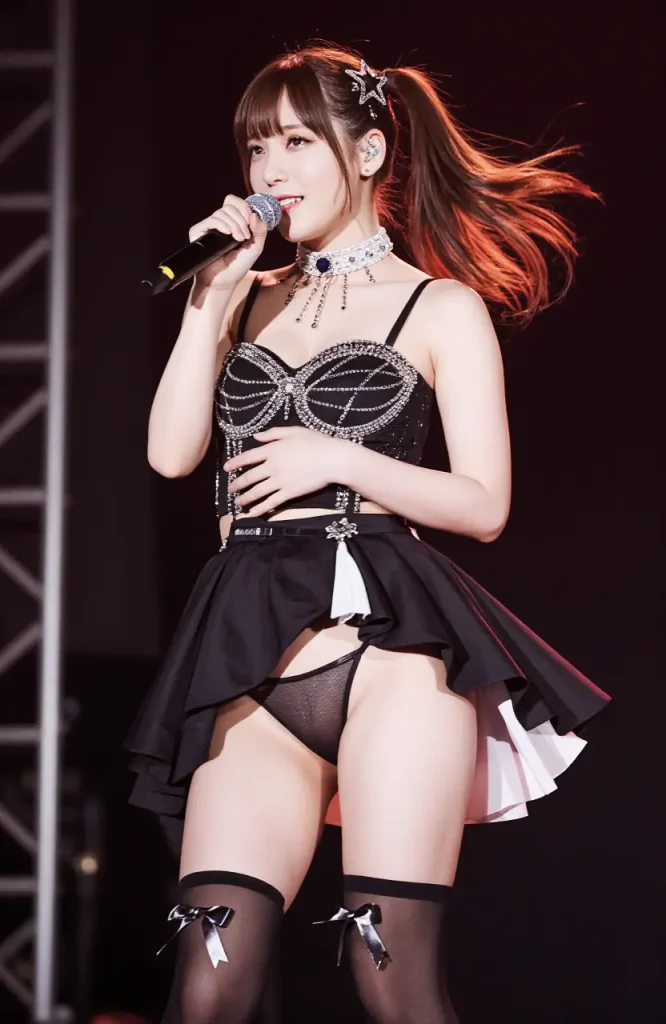 アイドルがステージでパンチラするエロ画像41枚目