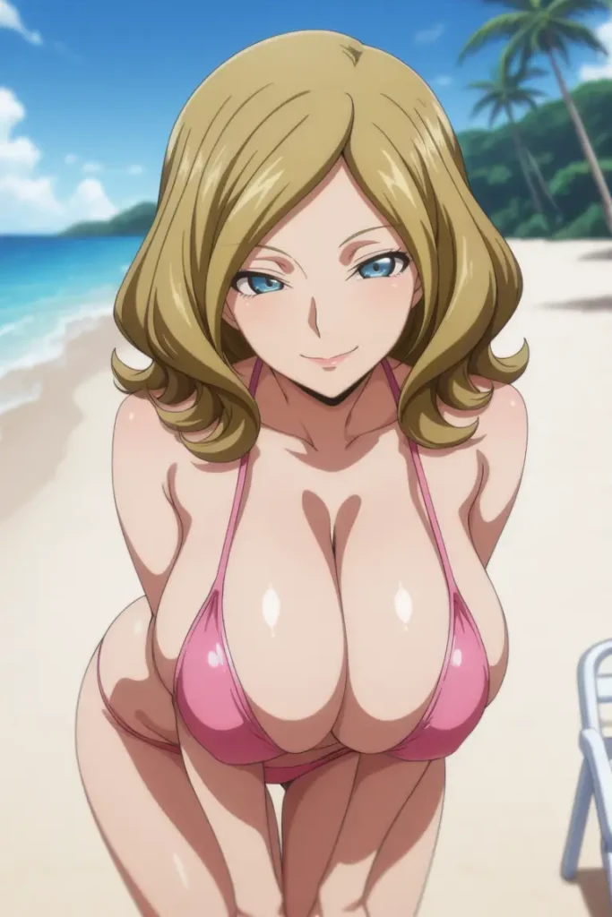 ミレイ・アッシュフォードがエッチな水着を着るエロ画像49枚目