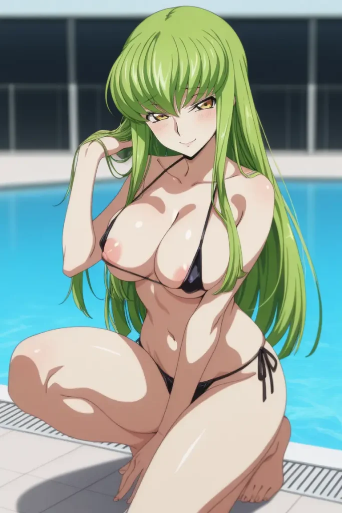 コードギアスのCCが水着グラビアにチャレンジするエロ画像55枚目