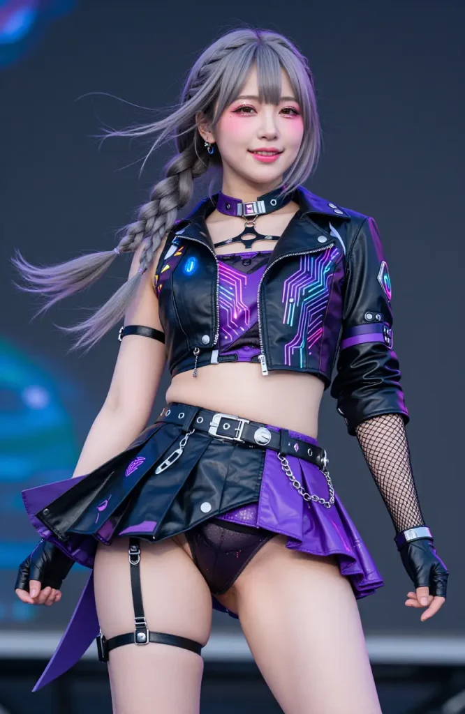 アイドルがステージでパンチラするエロ画像72枚目