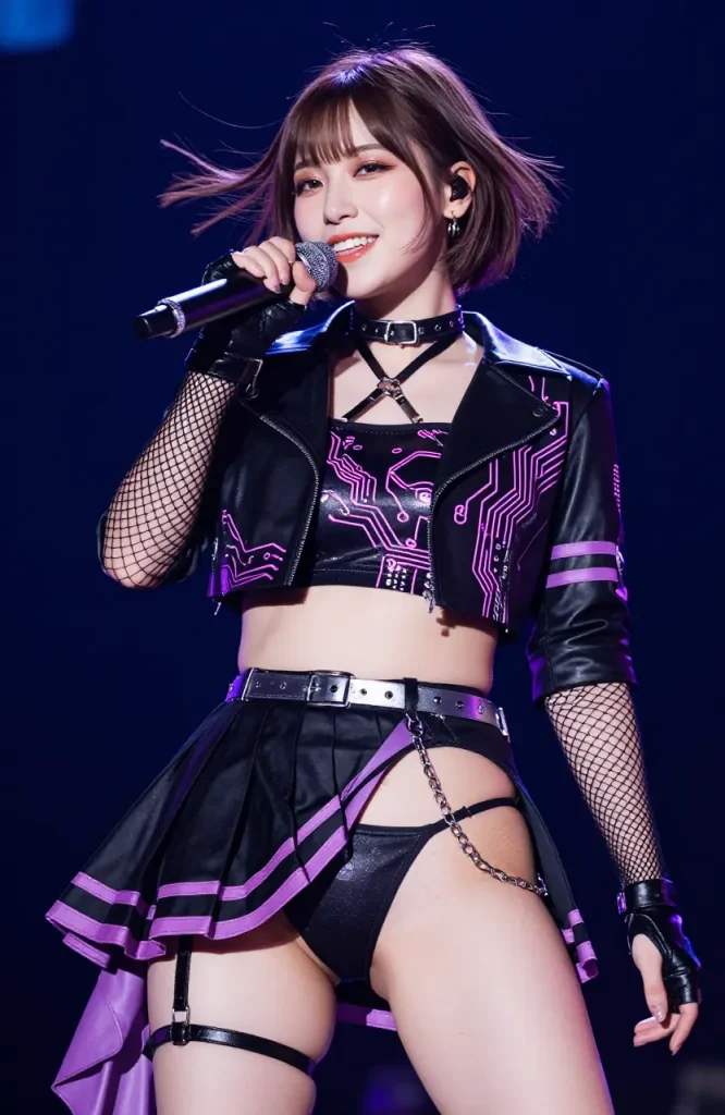 アイドルがステージでパンチラするエロ画像77枚目