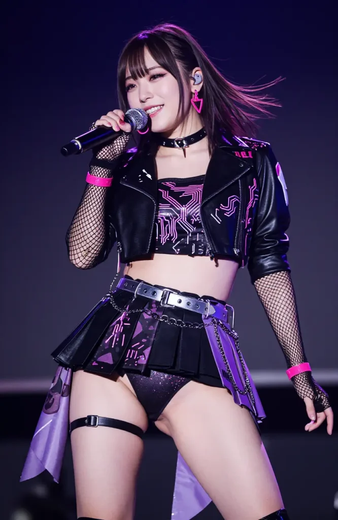 アイドルがステージでパンチラするエロ画像81枚目