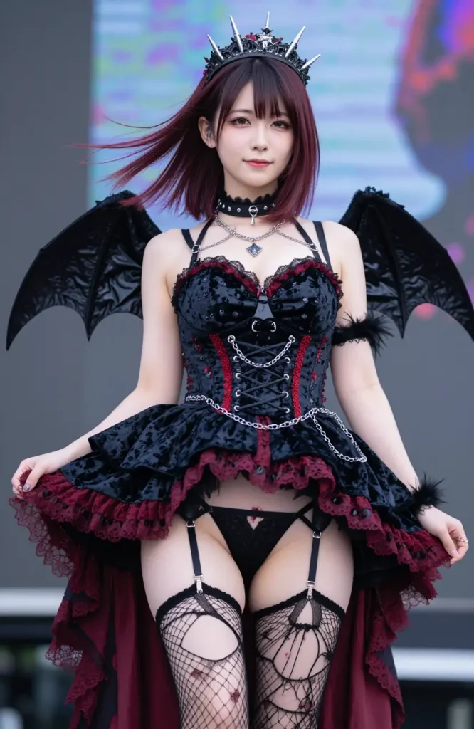 アイドルがステージでパンチラするエロ画像88枚目