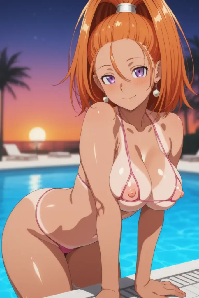 ドラゴンクエストのバーバラがエッチな水着を着るエロ画像123枚目