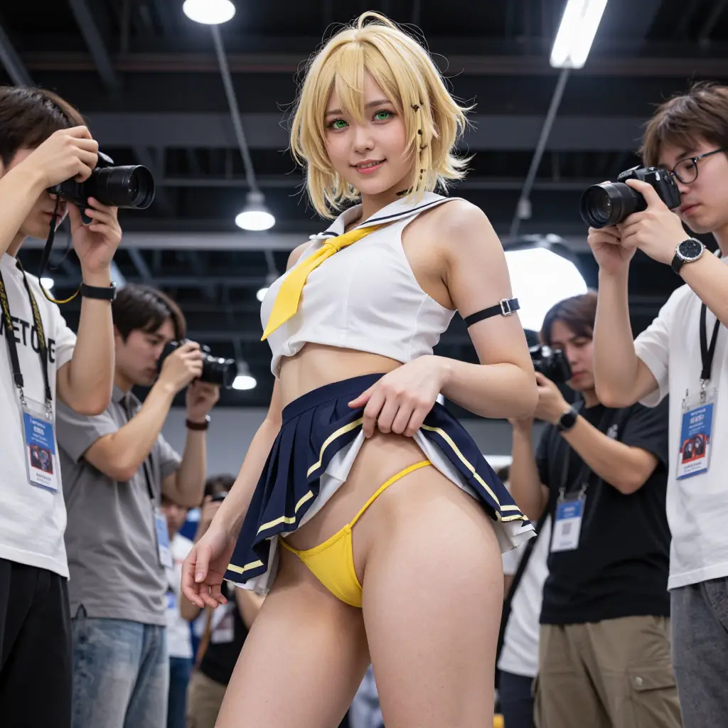 コスプレイヤーがヌード撮影会にチャレンジするエロ画像224枚目